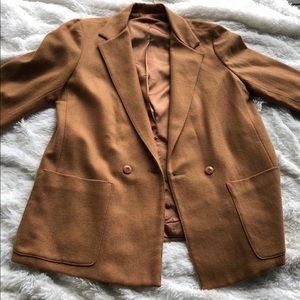 Camel wool blazer